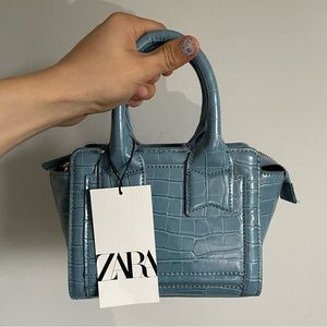 Blue Croc Bag